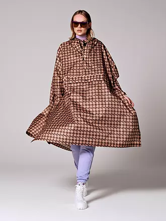RAINKISS | Giacca antipioggia - Poncho antipioggia CLASSIC SMILE | braun